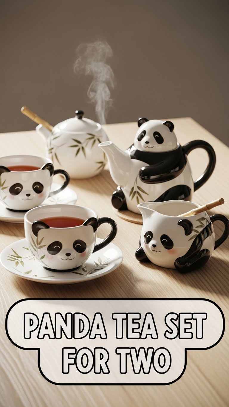 Panda Tea Set For Two