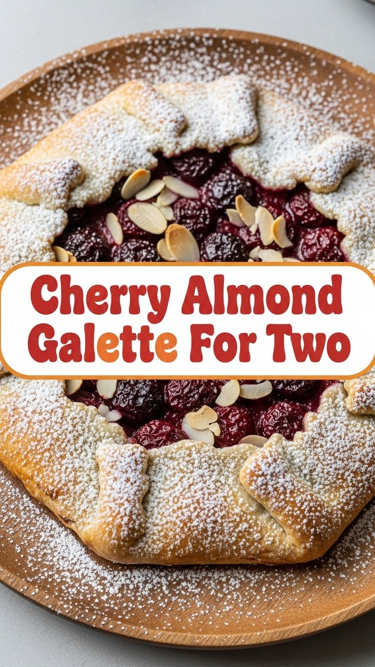 Cherry Almond Galette For Two