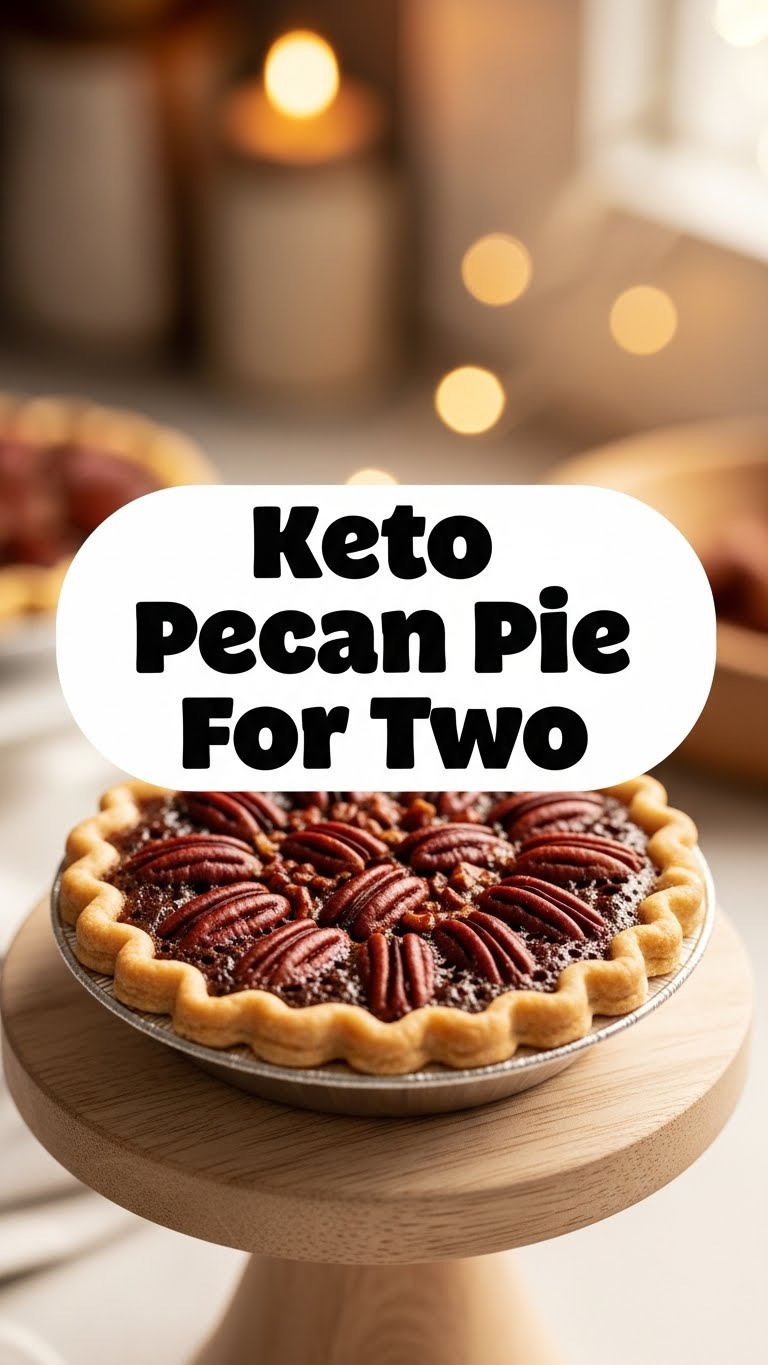 Keto Pecan Pie For Two