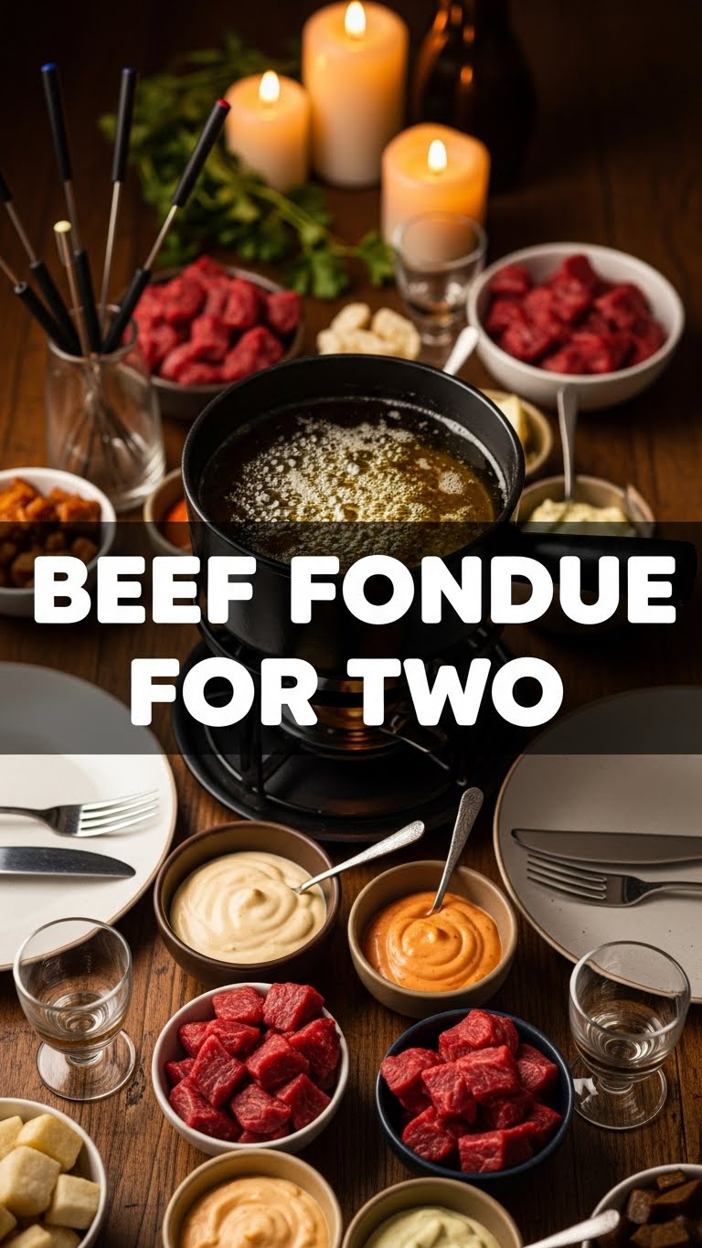 Beef Fondue For Two