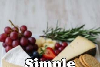 Simple Cheese Board For Two