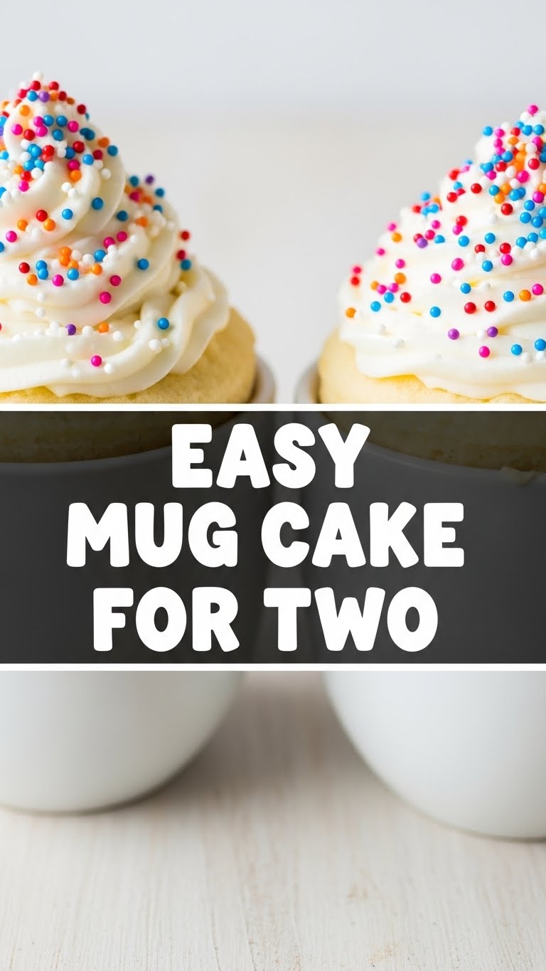 Easy Mug Cake For Two