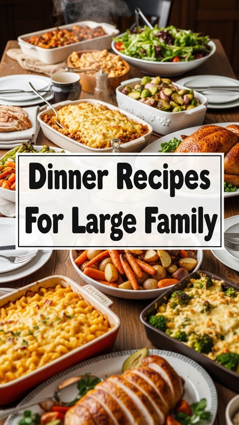Dinner Recipes For Large Family