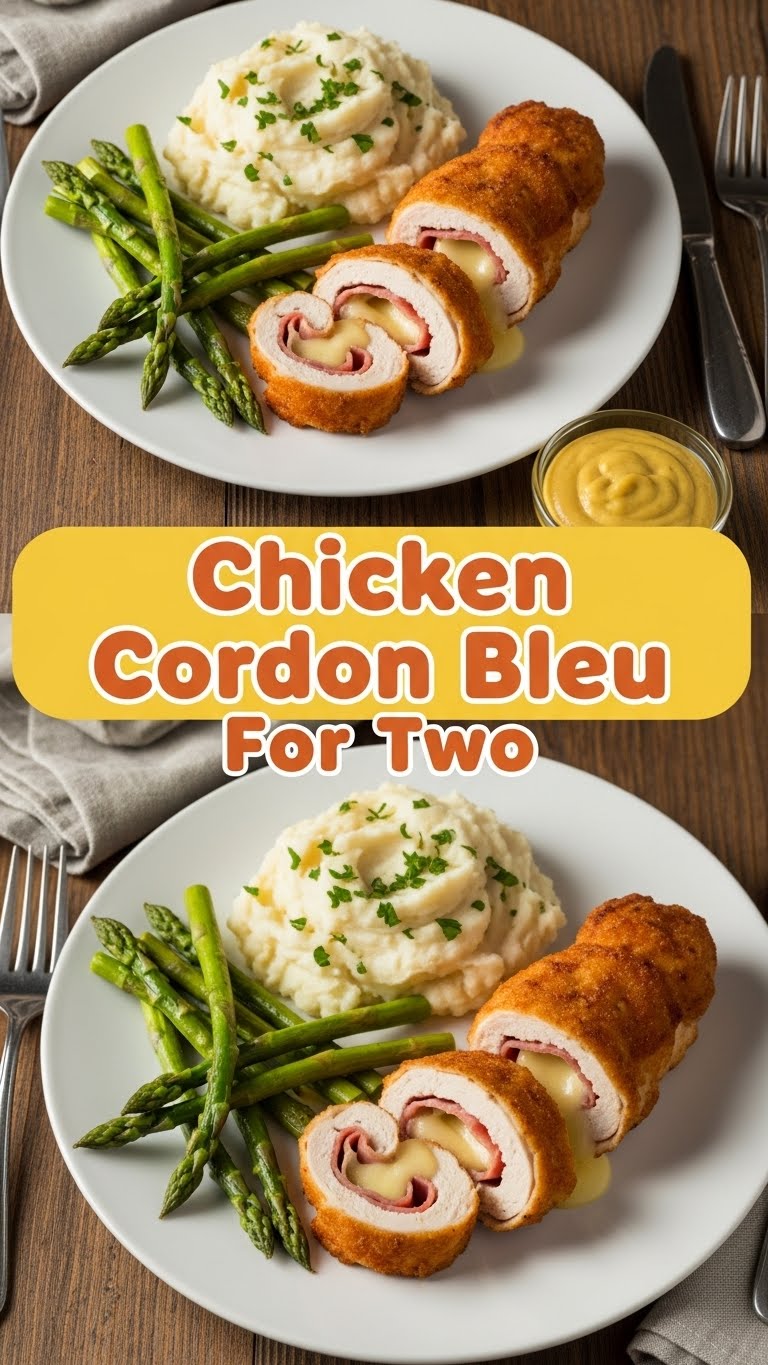 Chicken Cordon Bleu For Two