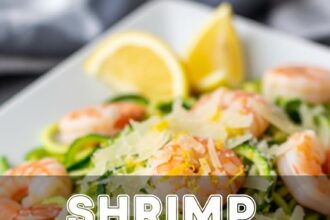 Shrimp Zoodles Parmesan For Two