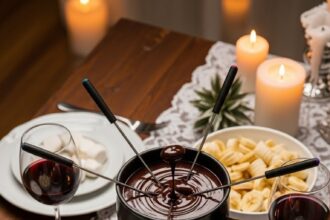 Chocolate Fondue For Two