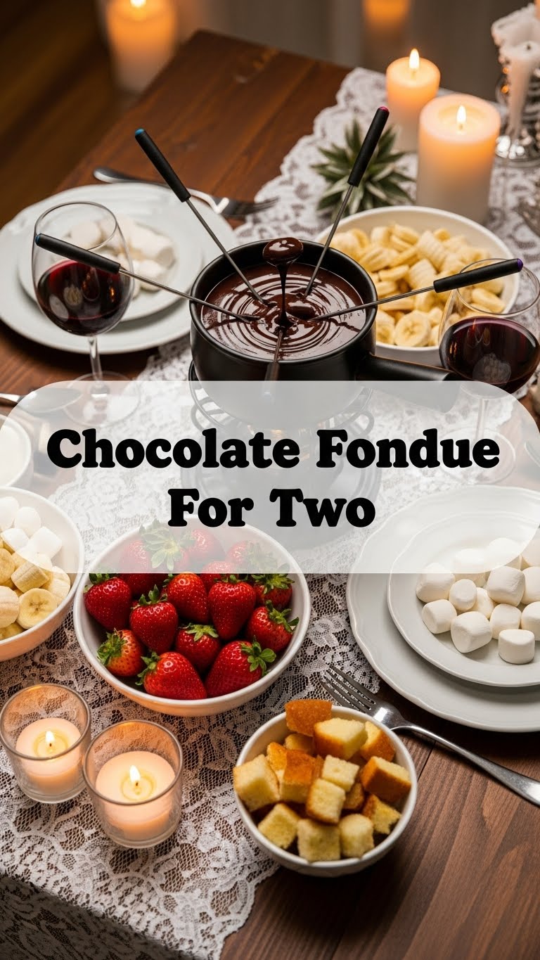 Chocolate Fondue For Two