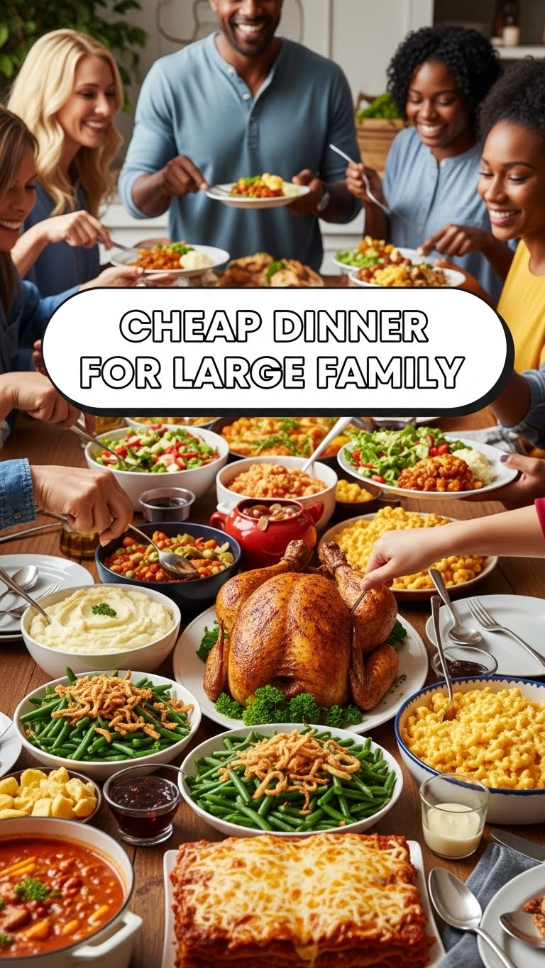 Cheap Dinner For Large Family