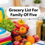 Grocery List For Family Of Five