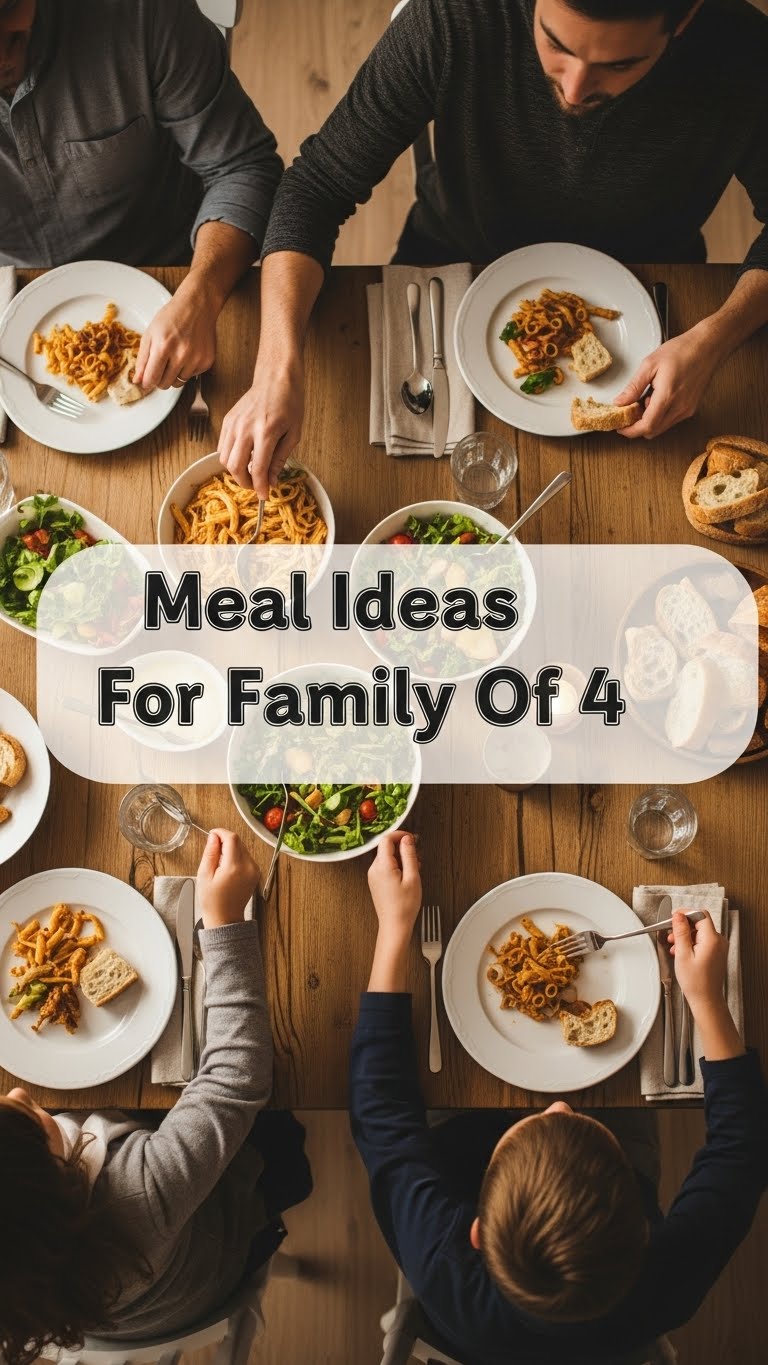 Meal Ideas For Family Of 4