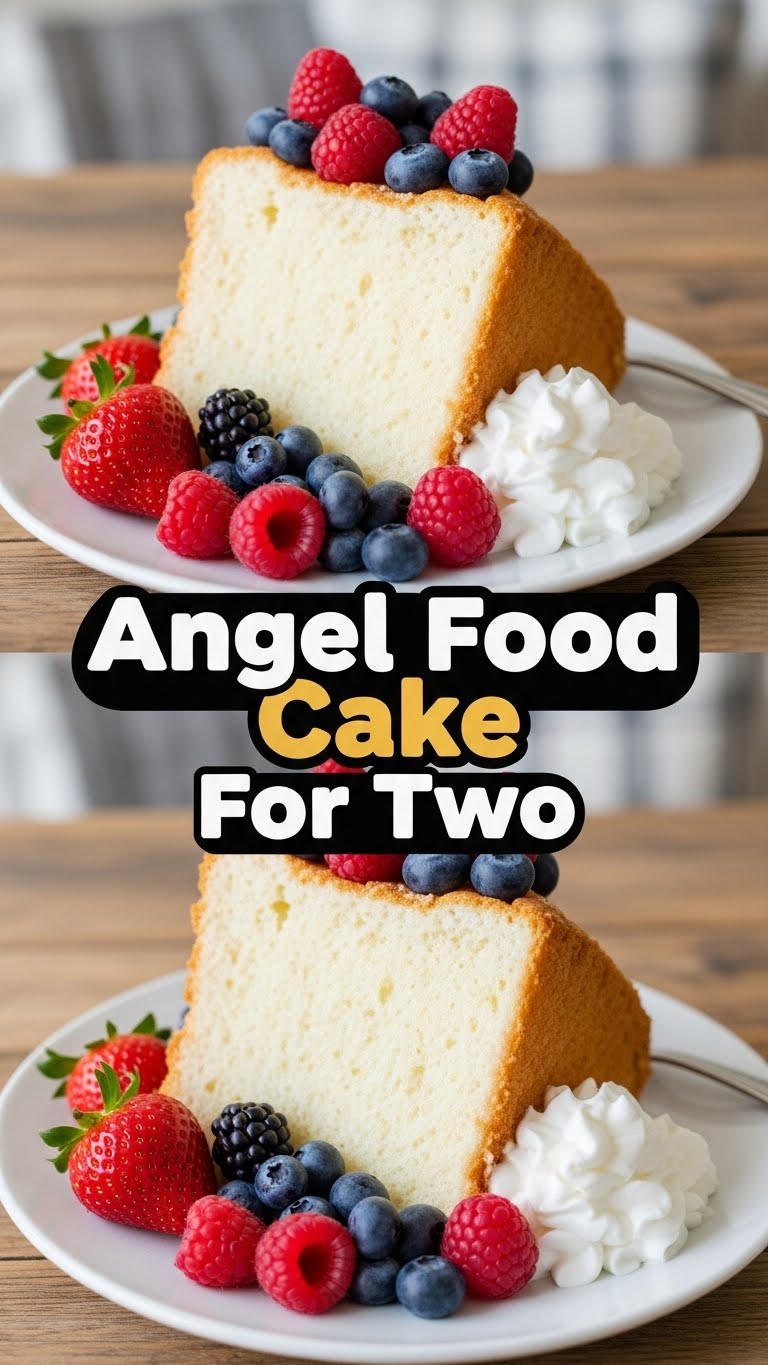Angel Food Cake For Two