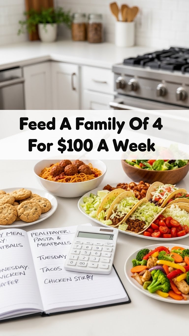 Feed A Family Of 4 For $100 A Week