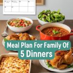 Meal Plan For Family Of 5 Dinners