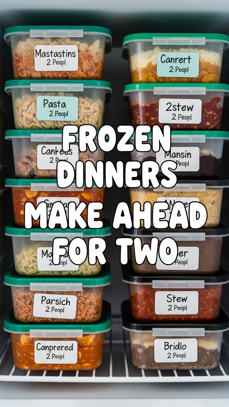 Frozen Dinners Make Ahead For Two