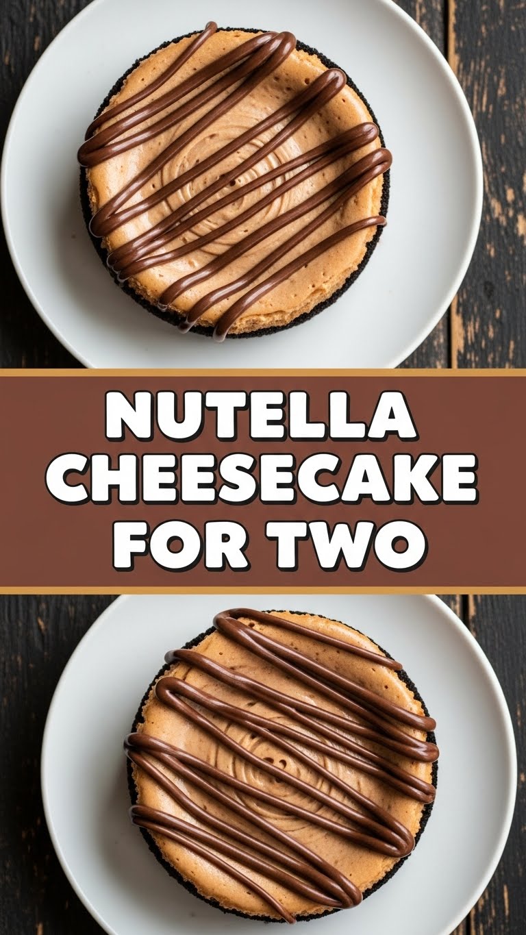Nutella Cheesecake For Two