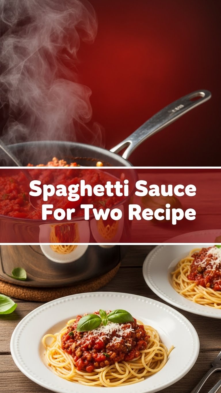 Spaghetti Sauce For Two Recipe