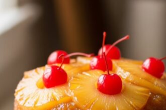 Pineapple Upside-Down Cake For Two