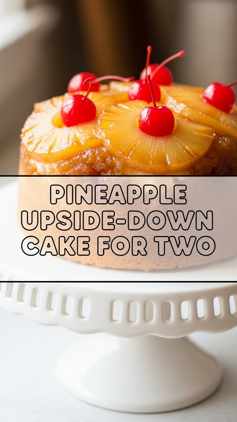 Pineapple Upside-Down Cake For Two