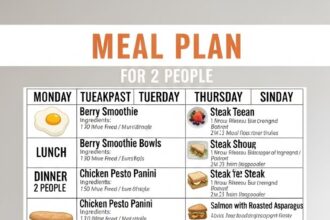Meal Plan For Two People