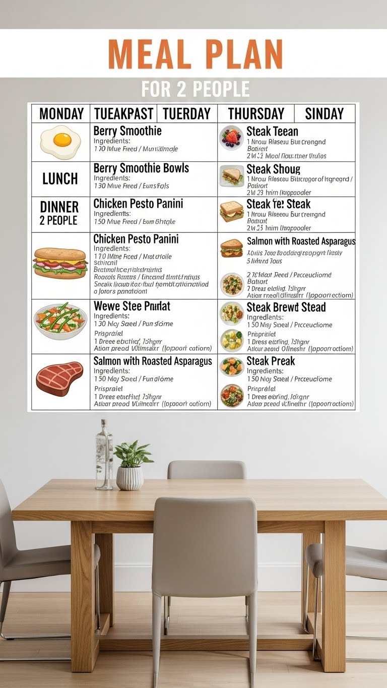 Meal Plan For Two People