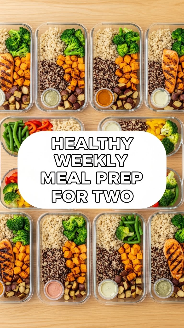 Healthy Weekly Meal Prep For Two