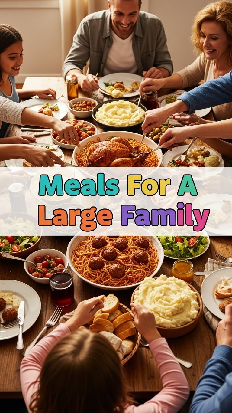 Meals For A Large Family