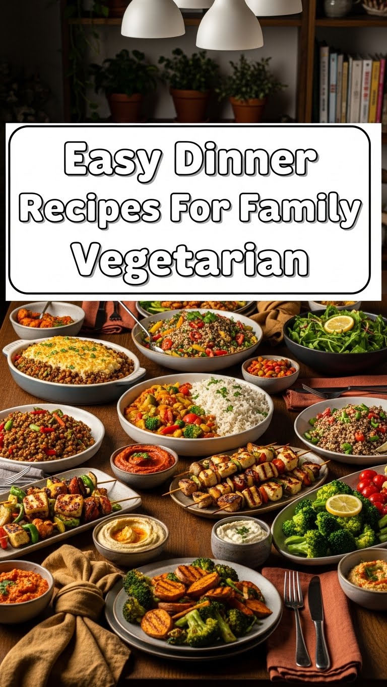 Easy Dinner Recipes For Family Vegetarian