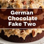 German Chocolate Cake For Two