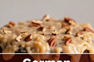 German Chocolate Cake For Two