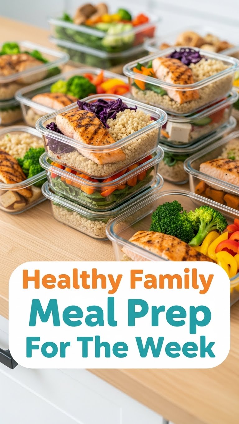 Healthy Family Meal Prep For The Week