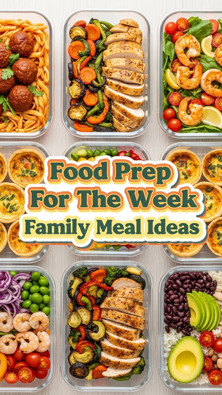 Food Prep For The Week Family Meal Ideas