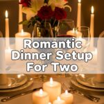 Romantic Dinner Setup For Two