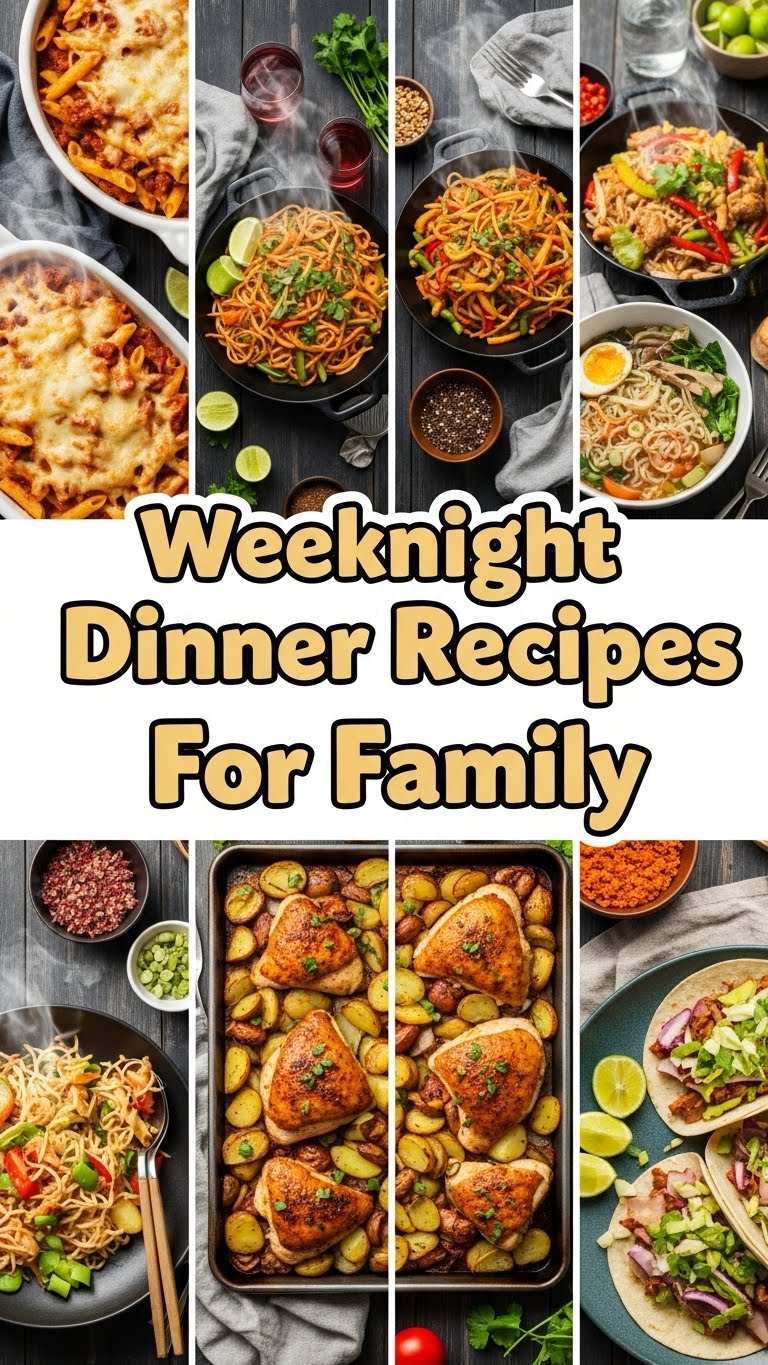 Weeknight Dinner Recipes For Family