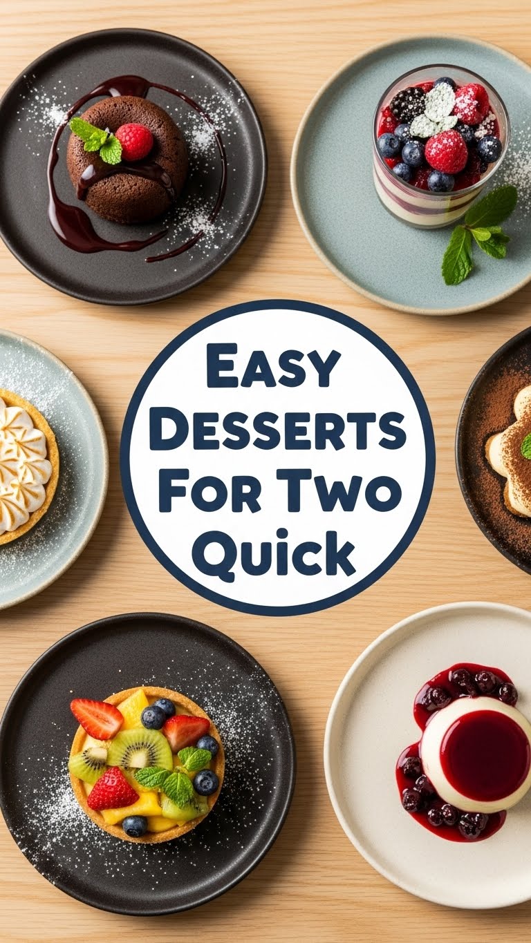 Easy Desserts For Two Quick