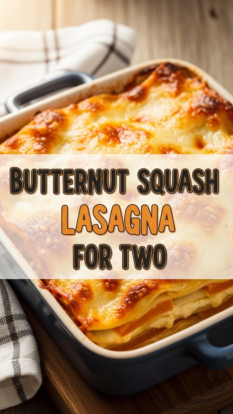 Butternut Squash Lasagna For Two