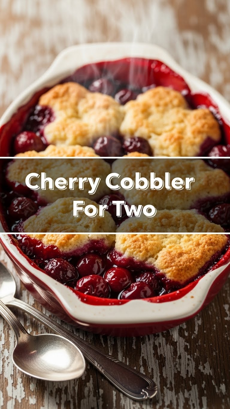 Cherry Cobbler For Two
