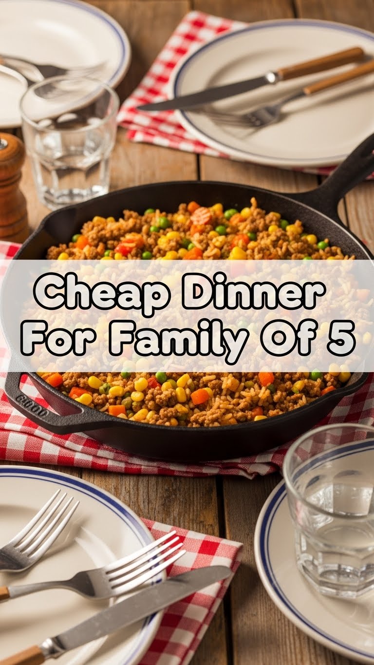 Cheap Dinner For Family Of 5