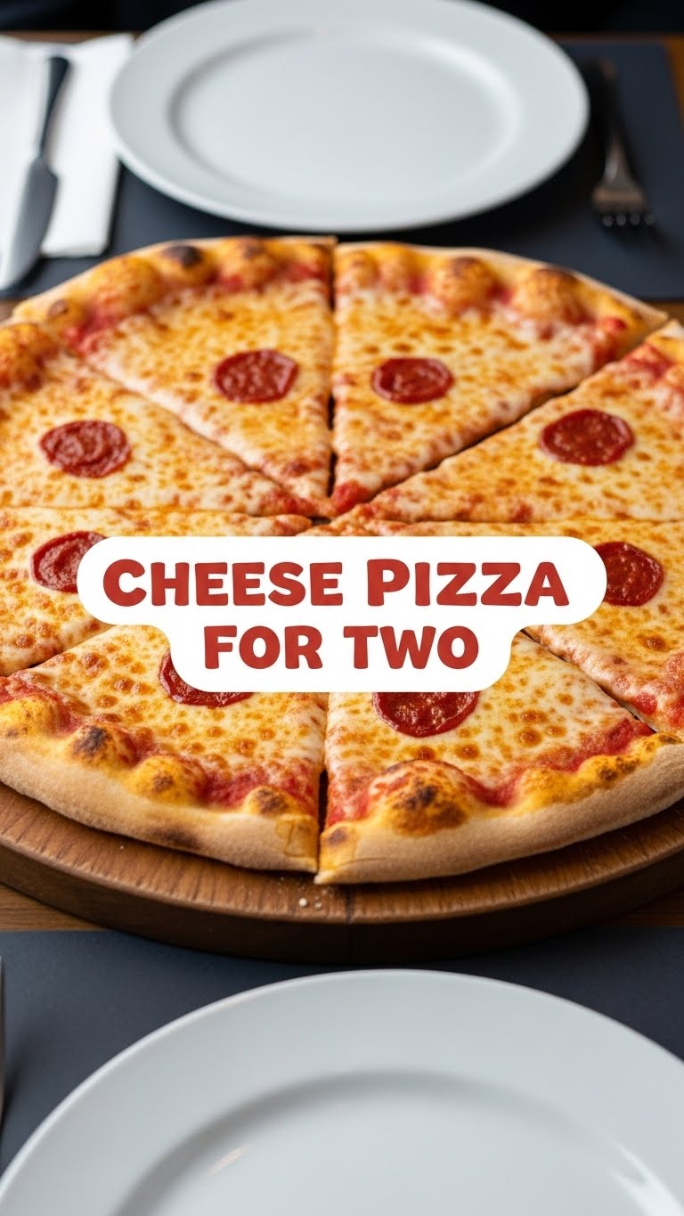 Cheese Pizza For Two