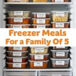 Freezer Meals For Family Of 5
