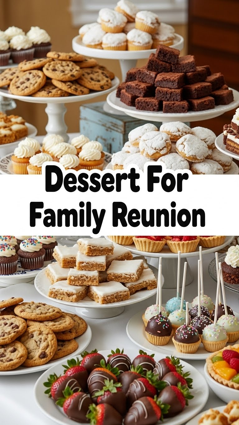 Dessert For Family Reunion