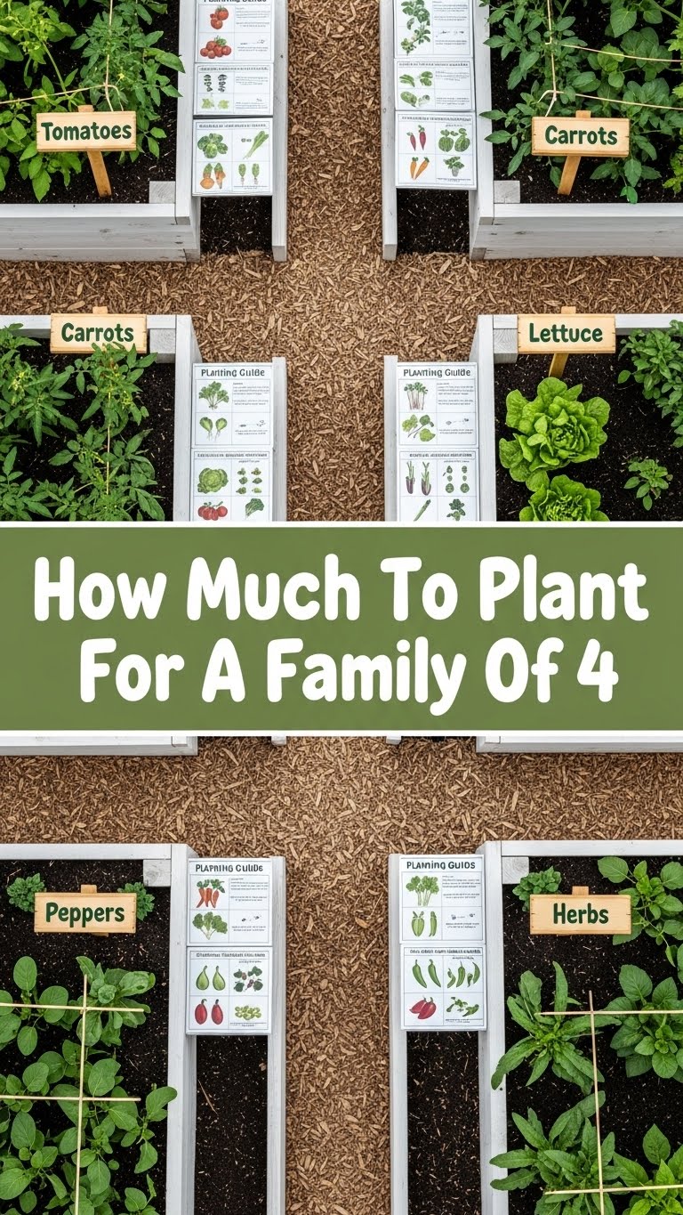 How Much To Plant For A Family Of 4