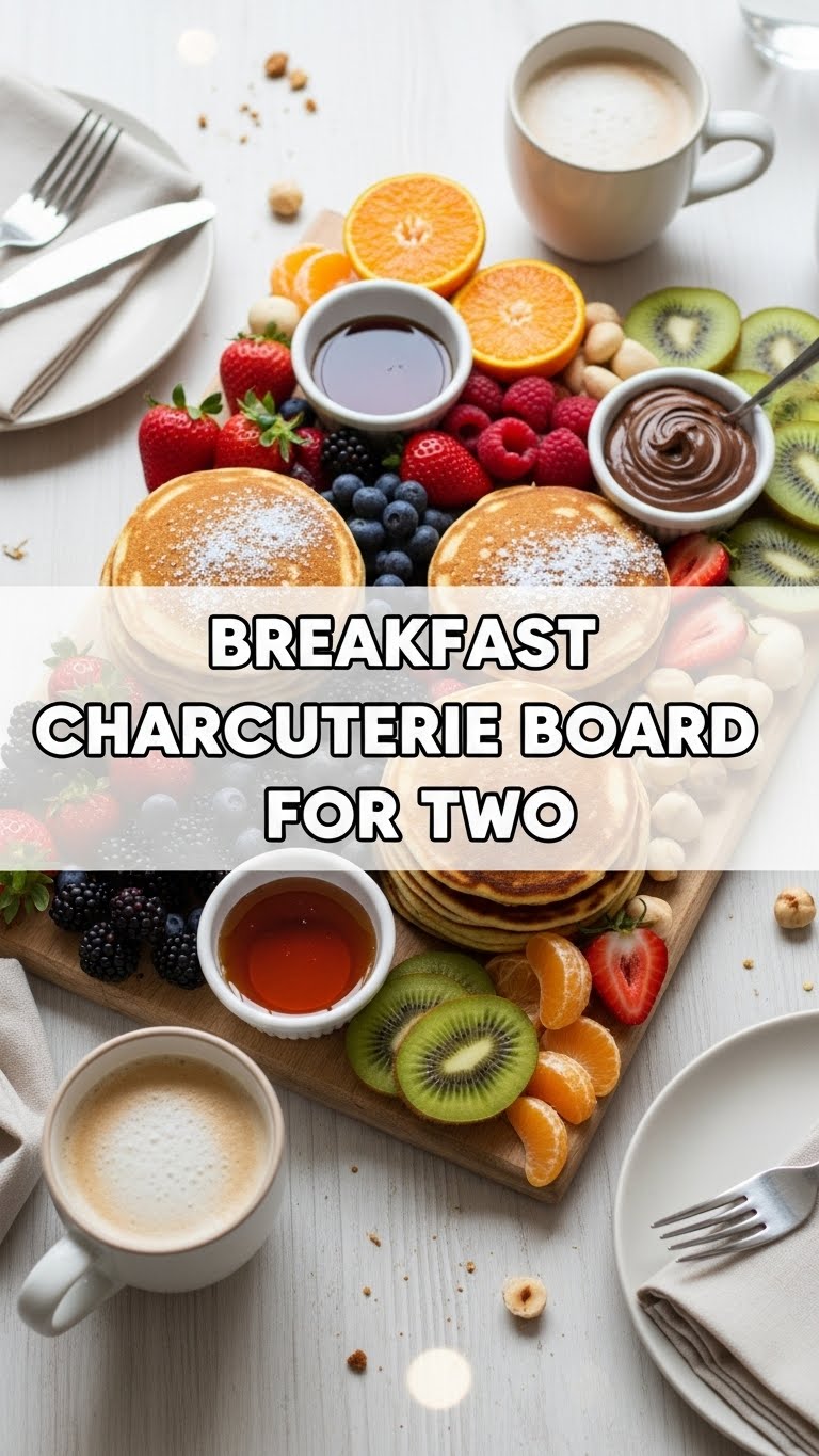 Breakfast Charcuterie Board For Two