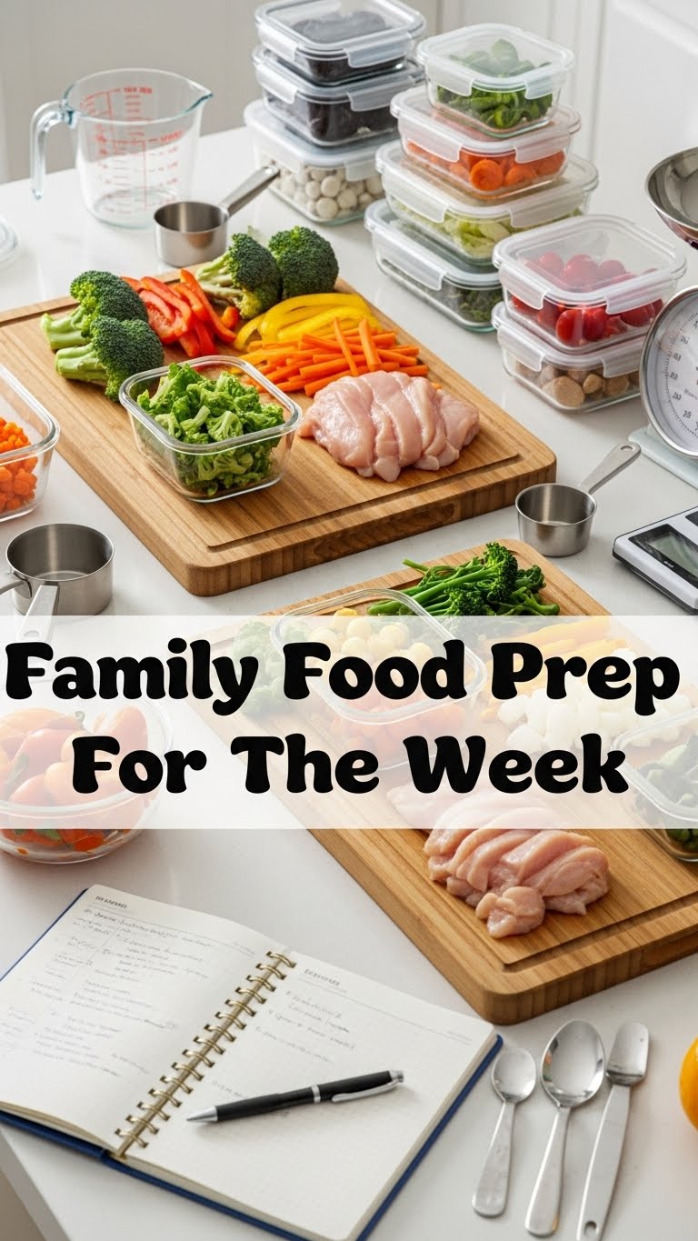 Family Food Prep For The Week