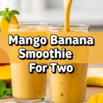 Mango Banana Smoothie For Two