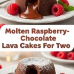 Molten Raspberry-Chocolate Lava Cakes For Two
