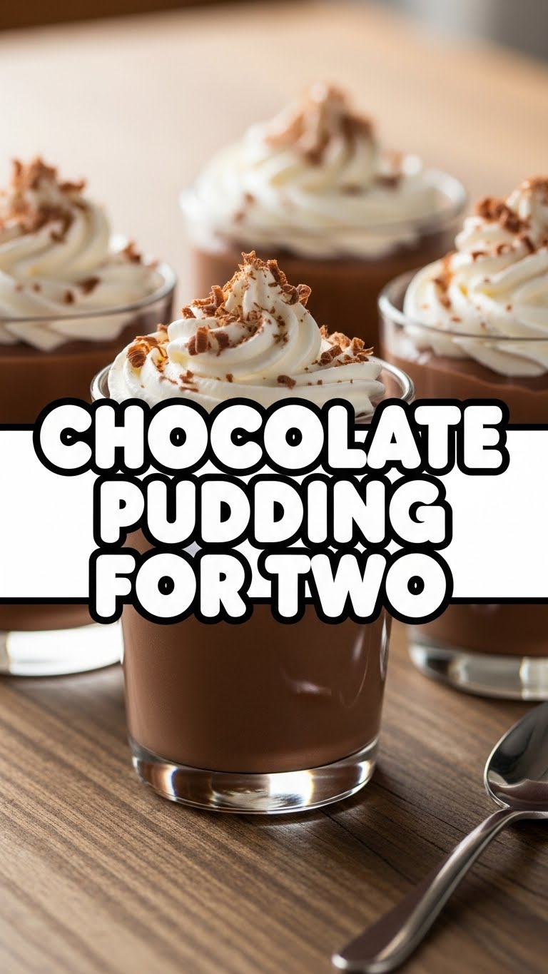 Chocolate Pudding For Two