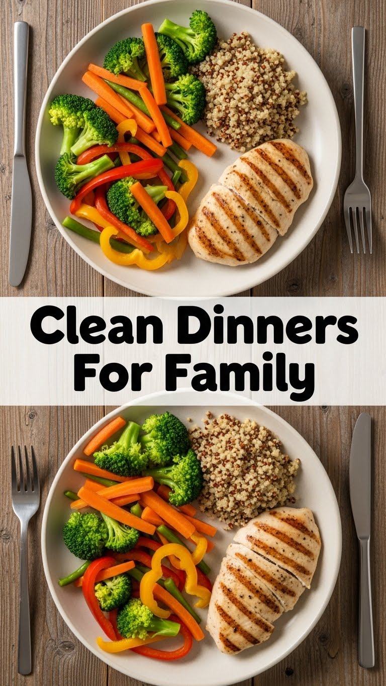 Clean Dinners For Family