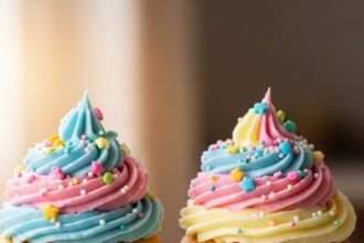 Vanilla Cupcakes For Two