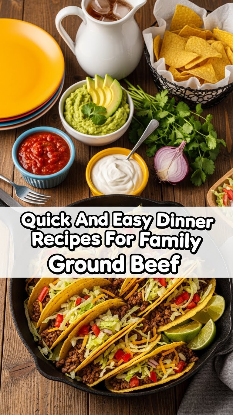 Quick And Easy Dinner Recipes For Family Ground Beef