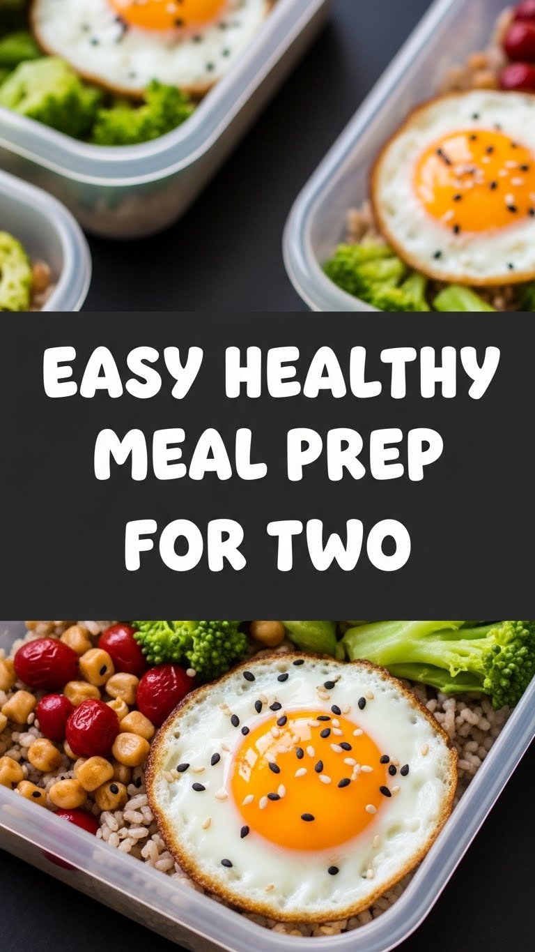 Easy Healthy Meal Prep For Two